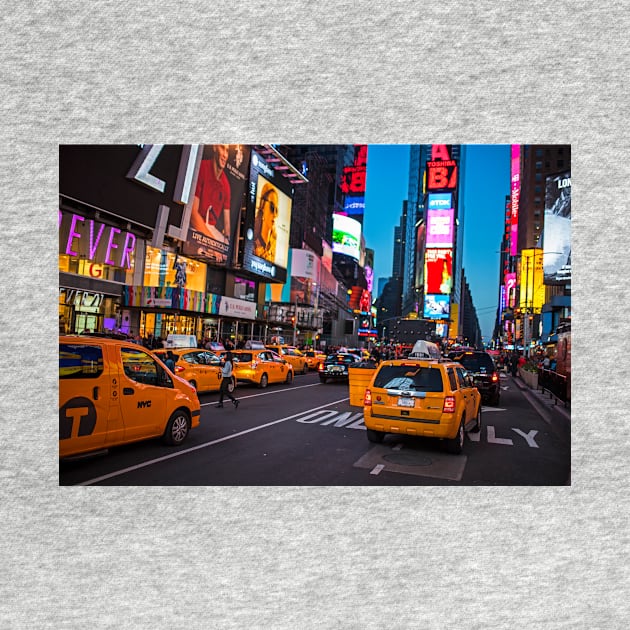 Times Square New York Taxi Cabs NY by WayneOxfordPh